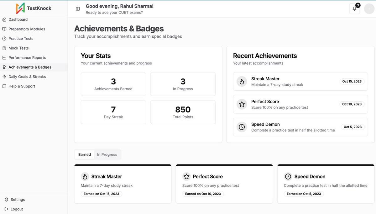 Gamified Learning Experience