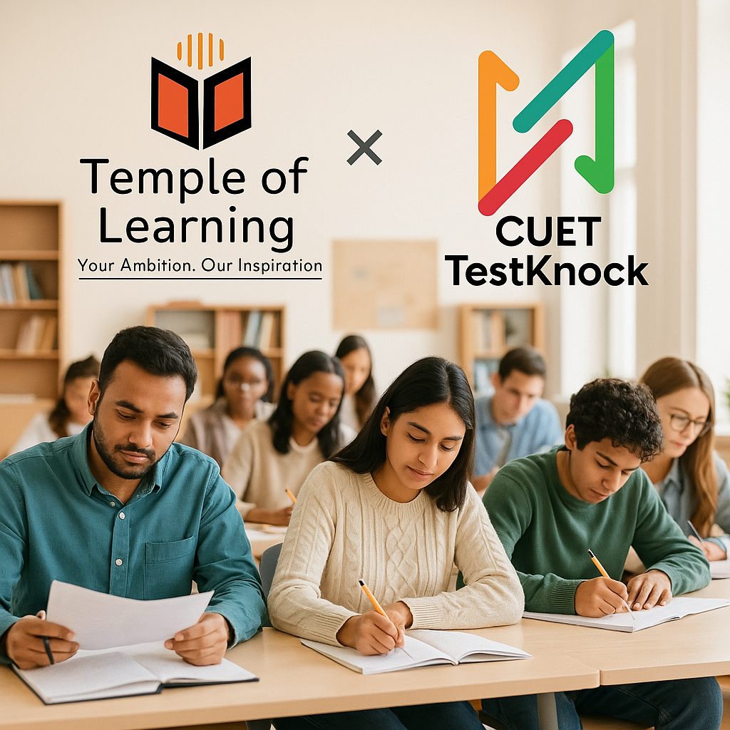 Temple of Learning and CUET TestKnock partnership